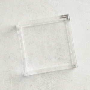 Caspari ACRYLIC COCKTAIL NAPKIN HOLDER Clear