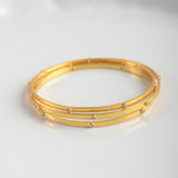 Julie Vos CRESCENT BANGLE BRACELET