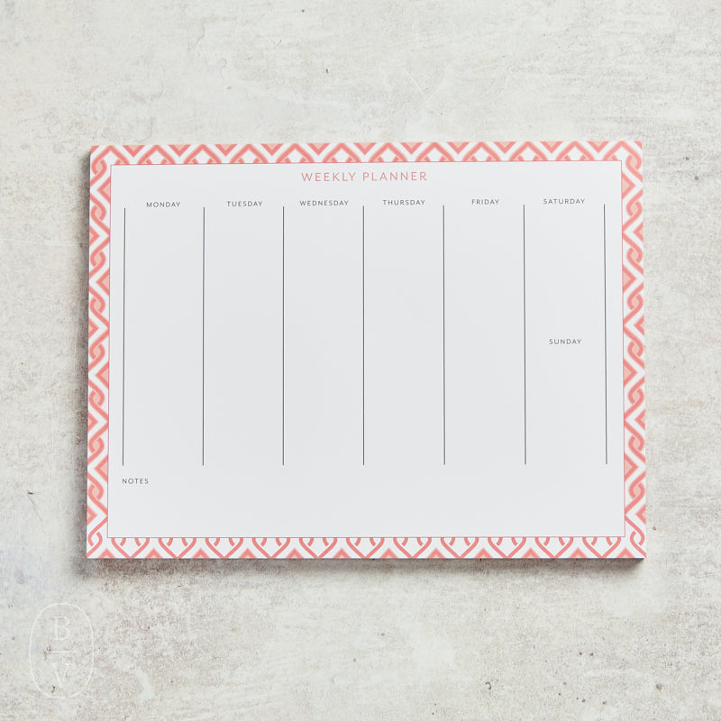 Mary Square WEEKLY DESK PAD Hold My Hand