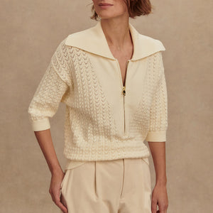 Varley ARNEY HALF ZIP KNIT POLO