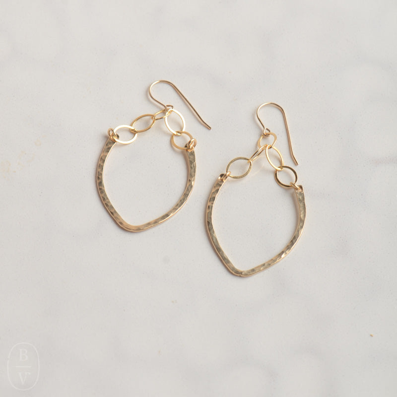 Ellen Hays Jewelry CHAIN HOOP E2281G EARRINGS