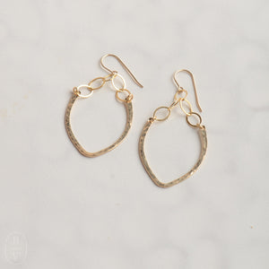 Ellen Hays Jewelry CHAIN HOOP E2281G EARRINGS