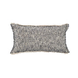 Pom Pom At Home BRENTWOOD PILLOW WITH INSERT Steel Blue 14 x 24