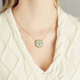 Elyssa Bass Designs MARQUIS DETAIL SQUARE NECKLACE