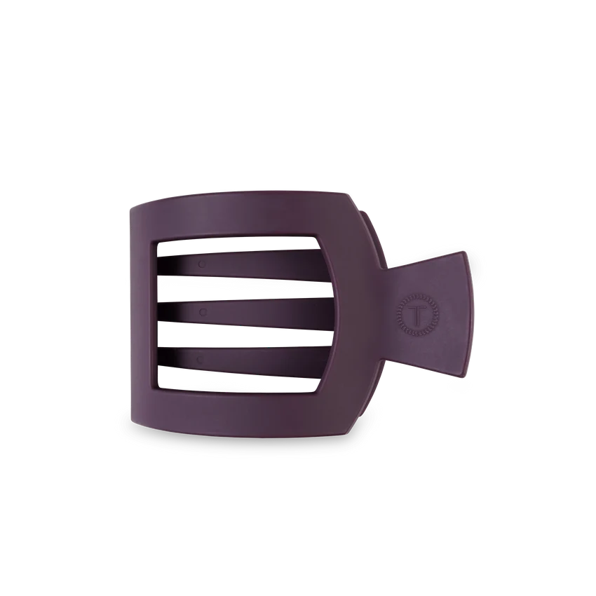 Teleties FLAT SQUARE CLIP Burgandy Bliss Medium