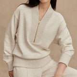 Varley SALLY HALF ZIP SWEAT