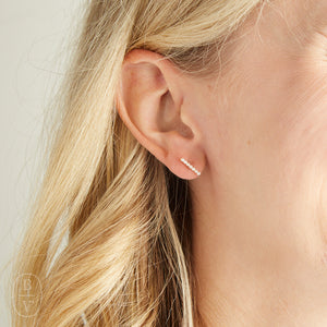 Virtue PEARL BAR POST EARRINGS