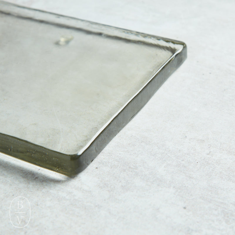 Bloomingville TEXTURED GLASS SERVING BOARD