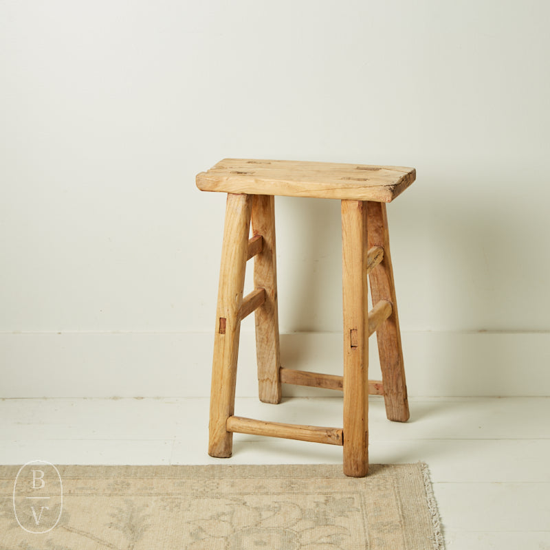Knock on Wood Antiques WOOD STOOL