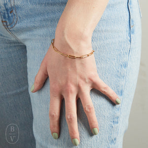 Elyssa Bass Designs PAPERCLIP CHAIN BRACELET