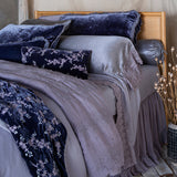 Bella Notte Linens PALOMA PILLOWCASE WITH COTTON LACE TRIM