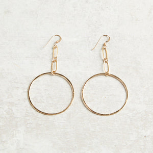 Darby Drake Jewelry and Design LINK AND HOOP EARRINGS - CCGM494