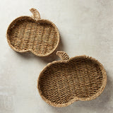 Creative Co-op PUMPKIN SHAPED SEAGRASS TRAY