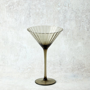 Zodax MADELEINE MARTINI GLASS Smoke
