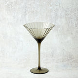 Zodax MADELEINE MARTINI GLASS Smoke