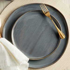 Alex Marshall Studios URBAN ROUND SIDE PLATE Blue Gray 8.5