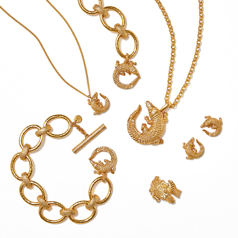 Julie Vos ALLIGATOR LINK BRACELET