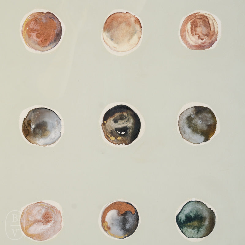 By Lacey EXPECTATION BUBBLES FRAMED FLOATED PAINTING - SERIES 5 NO 1