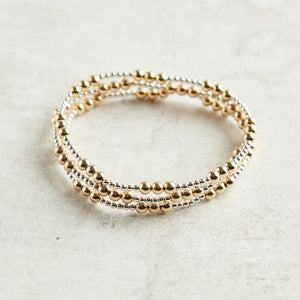 eNewton Design CLASSIC JOY PATTERN BEAD BRACELET