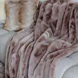 Fabulous Furs POSH THROW Latte 60 x 72