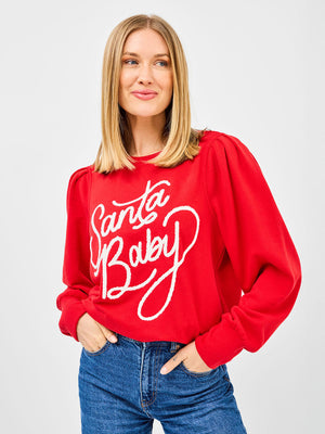 Mary Square KELLY SANTA BABY SWEATSHIRT