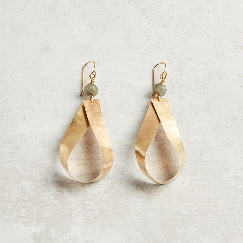 Darby Drake Jewelry and Design RIBBON TEARDROP EARRINGS - ETS541
