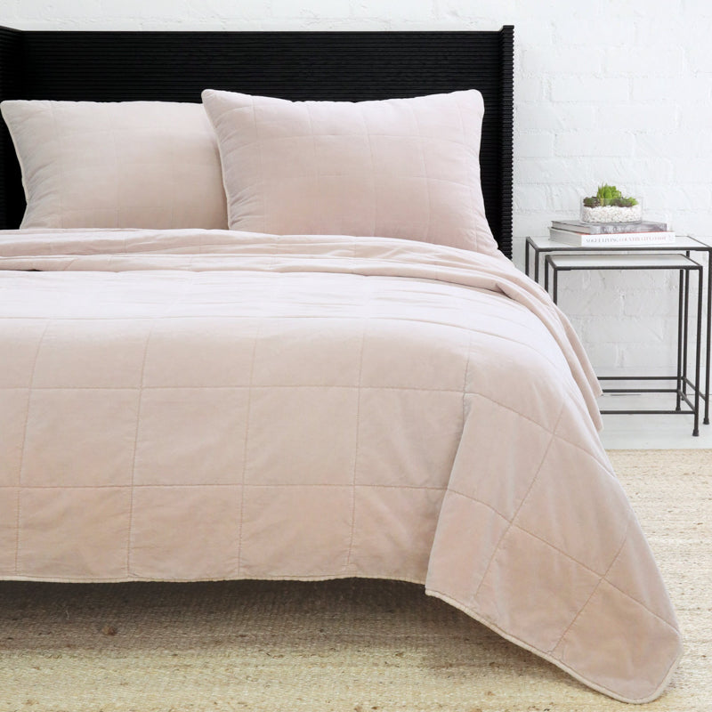 Pom Pom At Home AMSTERDAM COVERLET Blush