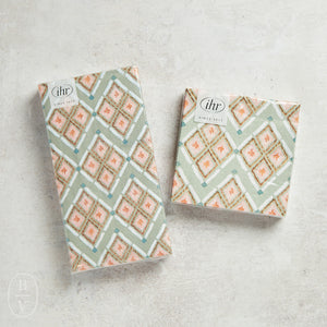 Boston International WATERCOLOR COAST DIAMONDS GUEST NAPKINS