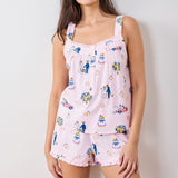 Printfresh HAPPILY EVER AFTER BACK TO BED SHORT SLEEP SET