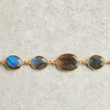 Elyssa Bass Designs PEARL CHARM BEZEL BRACELET