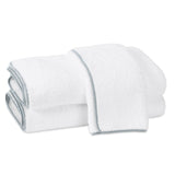 Matouk CAIRO STRAIGHT PIPING SPA TOWEL White Pool