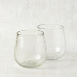 Zodax ARTISAN HAMMERED STEMLESS WINE GLASS
