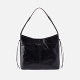 Hobo ROMY HOBO BAG Polished Leather Black