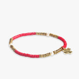 Ink and Alloy RORY SEQUIN STRETCH BRACELET Red