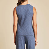 Barefoot Dreams MALIBU COLLECTION SLUB DOUBLE KNIT TANK