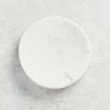 Creative Co-op ROUND MARBLE SOAP DISH