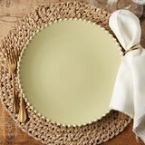Casafina by Costa Nova PEARL DINNER PLATE Lily Green