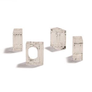 Two's Company A LA CARTE FLOWER NAPKIN HOLDER SET/4