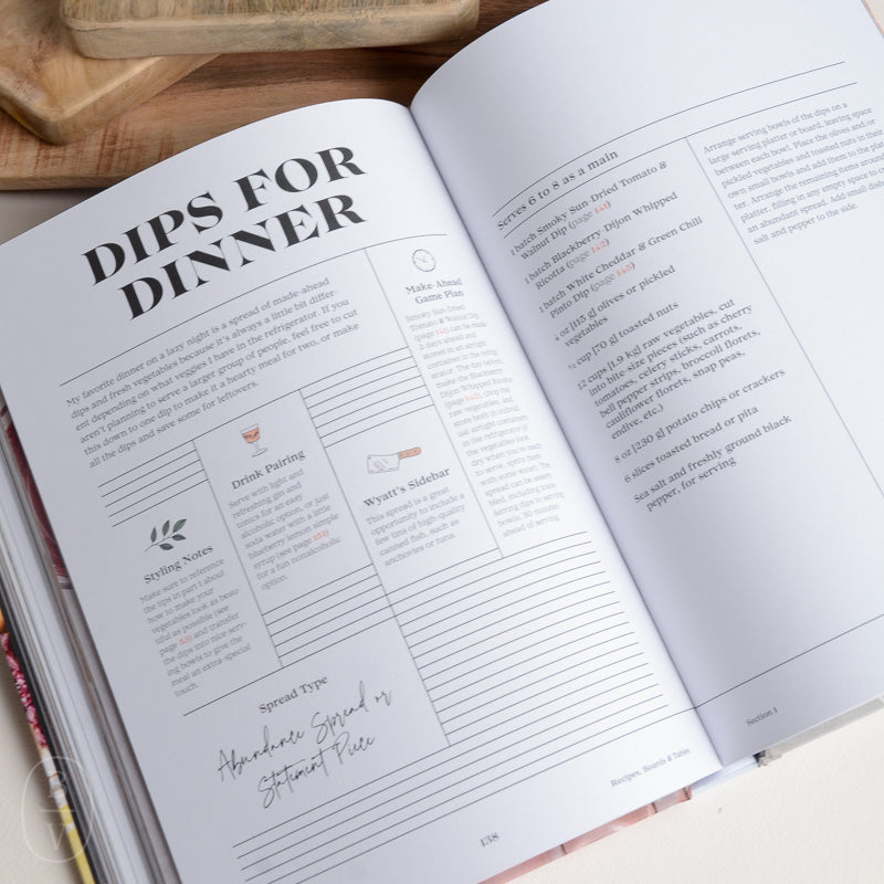 Chronicle Books TABLES AND SPREADS BOOK