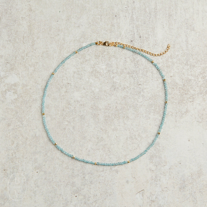 Elyssa Bass Designs GOLD ACCENT SMALL BEAD NECKLACE