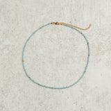 Elyssa Bass Designs GOLD ACCENT SMALL BEAD NECKLACE