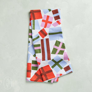 Geometry CHEERFUL PRESENTS TEA TOWEL