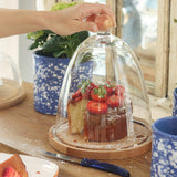Europe 2 You GLASS DOME WITH WOOD BASE