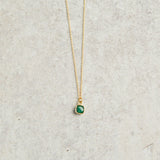 Elyssa Bass Designs TINY SQUARE NECKLACE