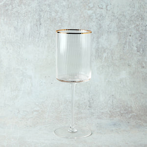 Zodax OPTIC WHITE WINE GLASS