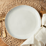 Casafina by Costa Nova BRISA DINNER PLATE White