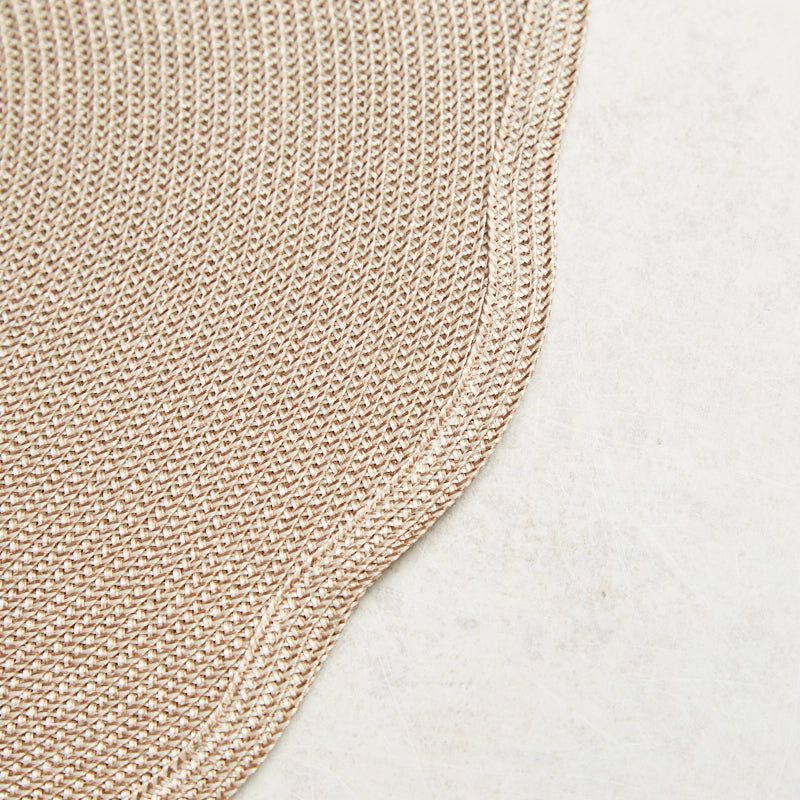 Deborah Rhodes SCALLOP ROUND TWO TONE PLACEMAT
