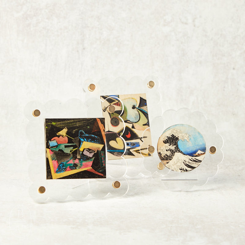 Mudpie SCALLOP ACRYLIC FRAME