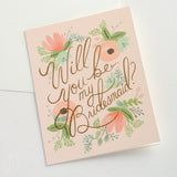Rifle Paper Co BLUSHING BRIDESMAID CARD