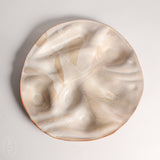 Alex Marshall Studios ROUND RIPPLE PLATE Stone